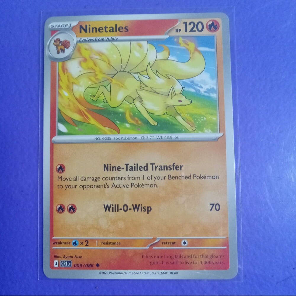 Ninetales 009/086 Me04: Chaos Rising Regular